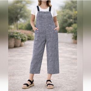 Overalls - Gingham Checkered (Black & White)